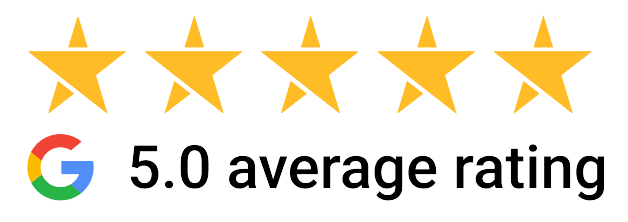 Google 5 star rating badge